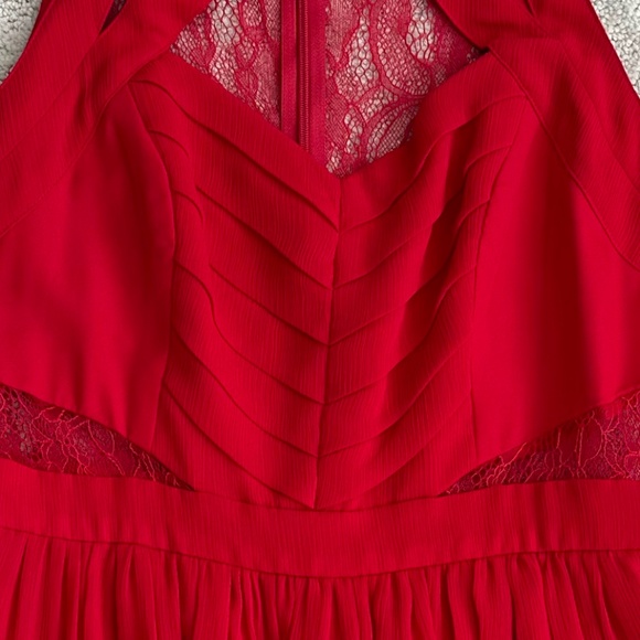 BCBGeneration Formal Goddess Maxi Dress Rouge (Red) Size 6 Formal Prom Wedding - Picture 3 of 15